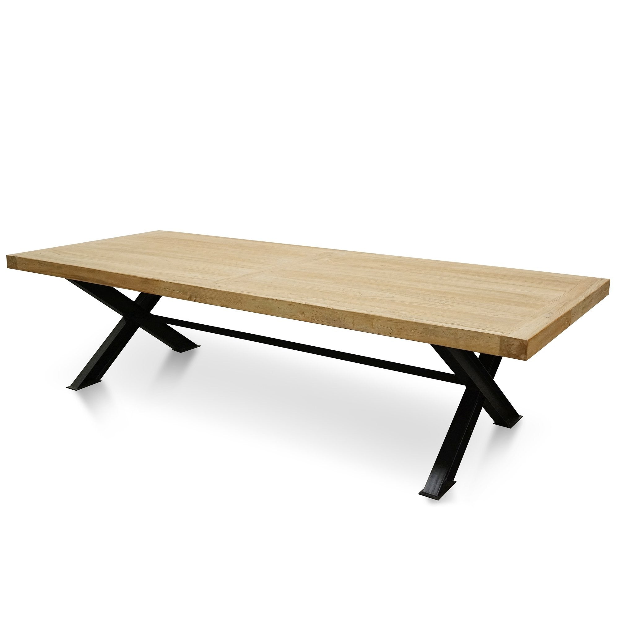 Harrison 3m Reclaimed 8 Seater Dining Table - Natural