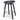 Rachel 65cm Bar Stool - Black Plastic Seat - Black Frame