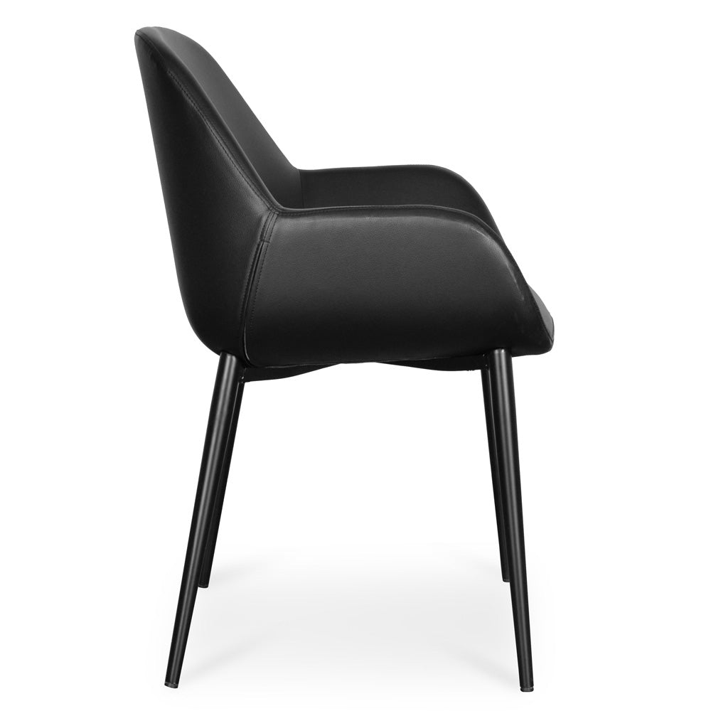 Lynton Dining Chair - Full Black (Set of 2)