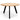 Nena Reclaimed 1.25m Round Dining Table - Black Legs