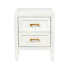 Soloman Bedside Table - Small White