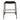 Kai Black Kitchen Stool - Black Vegan Leather