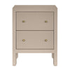 Ariana Bedside Table - Small Beige