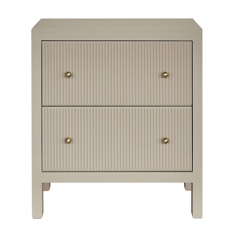 Ariana Bedside Table - Large Beige