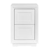 Balmain Bedside Table - Petite White