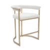 Dino Kitchen Stool - Natural Linen