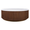 Mason Round Coffee Table - Large Walnut