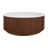 Mason Round Coffee Table - Medium Walnut