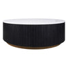 Mason Round Coffee Table - Large Black