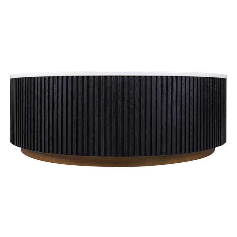 Mason Round Coffee Table - Large Black