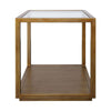 Sadie Square Side Table - Large Antique Gold