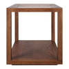 Sadie Square Side Table - Large Walnut
