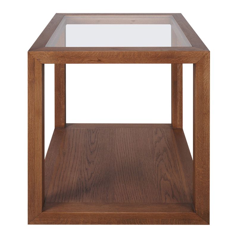 Sadie Square Side Table - Large Walnut