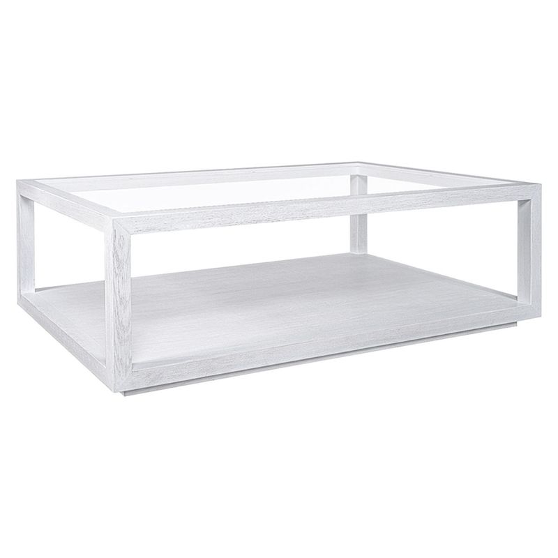 Sadie Rectangle Coffee Table - White