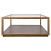 Sadie Square Coffee Table - Antique Gold