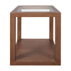 Sadie Square Side Table - Medium Walnut