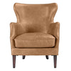 Marlon Arm Chair - Light Brown Leather