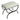 Novak Black Iron Stool - Speckle Ecru