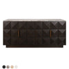 Benedict Smoked Oak Buffet - River Brown Marble
