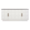 Benedict White Oak Buffet - Black Marble