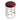 Aiden Gold Steel Kitchen Stool - Mulberry Velvet