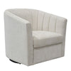 Cadman Swivel Arm Chair - Teal Chenille