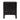 Ariana Small Black Bedside Table (Set of 2)