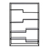 Mistique Glass Shelving Unit - Black