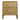 Jill Bedside Table - Small Antique Gold