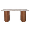 Barlow Marble Console Table - Walnut