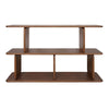 Tudor Oak Shelving Unit - 2 Tier Walnut