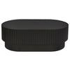 Avery Oval Coffee Table - Black