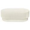 Avery Oval Coffee Table - Ivory