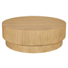 Avery Round Coffee Table - Natural Oak