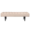 Central Park Bench Ottoman - Fawn Linen