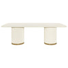 Eli Rectangular Dining Table - 2.4m Ivory