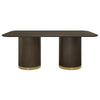 Eli Rectangular Dining Table - 2m Smoked Oak