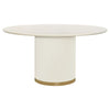 Eli Round Dining Table - 1.5m Ivory