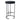 Blackley Black Iron Bar Stool - Black Linen