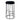 Aiden Black Steel Bar Stool - Black Linen