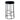 Aiden Black Steel Bar Stool - Black Linen