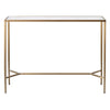 Chloe Rippled Glass Console Table - Large Gold