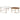 Chloe Glass and Timber Nesting Coffee Table - Gold