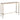 Chloe Pink Marble Console Table - Large Gold