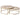 Chloe Pink Marble Nesting Coffee Table - Gold