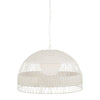 Fortaleza Rattan Pendant - Large White