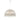 Fortaleza Rattan Pendant - Large White
