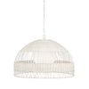 Fortaleza Rattan Pendant - Medium White