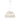 Fortaleza Rattan Pendant - Medium White