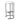Blackley Black Iron Bar Stool - Natural Linen
